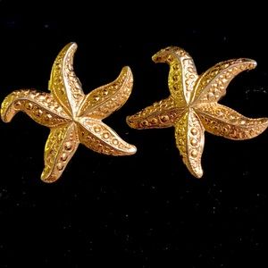 Vintage starfish Avon earrings